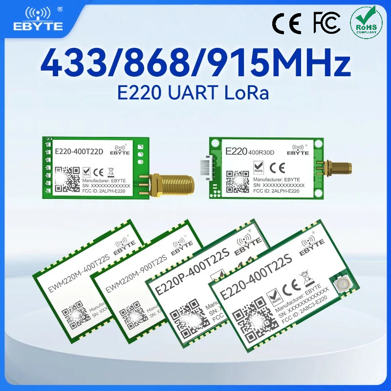 LLCC68 LoRa Module UART 433MHz - огляд і ціна 433Mhz Receiver Module