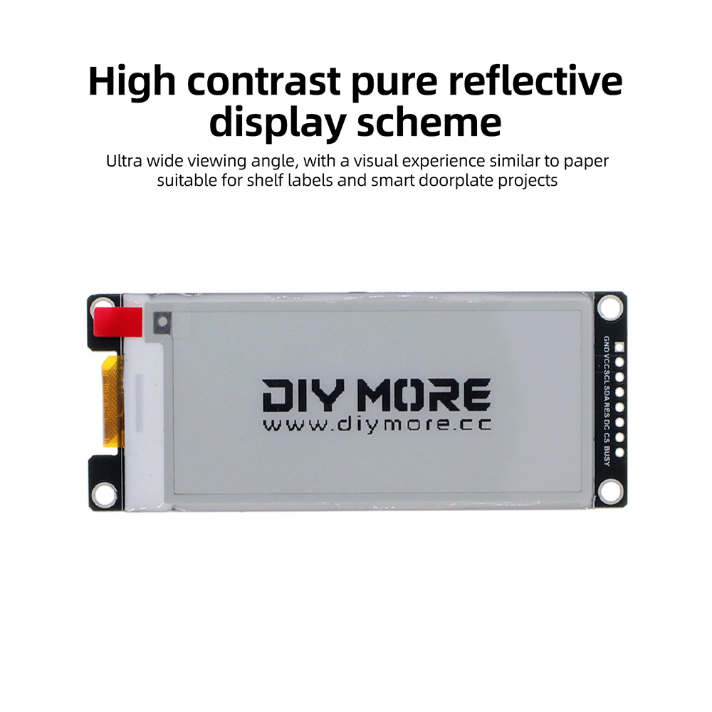 2.9'' Black White Red Yellow D - огляд і ціна Display Epaper 2.9