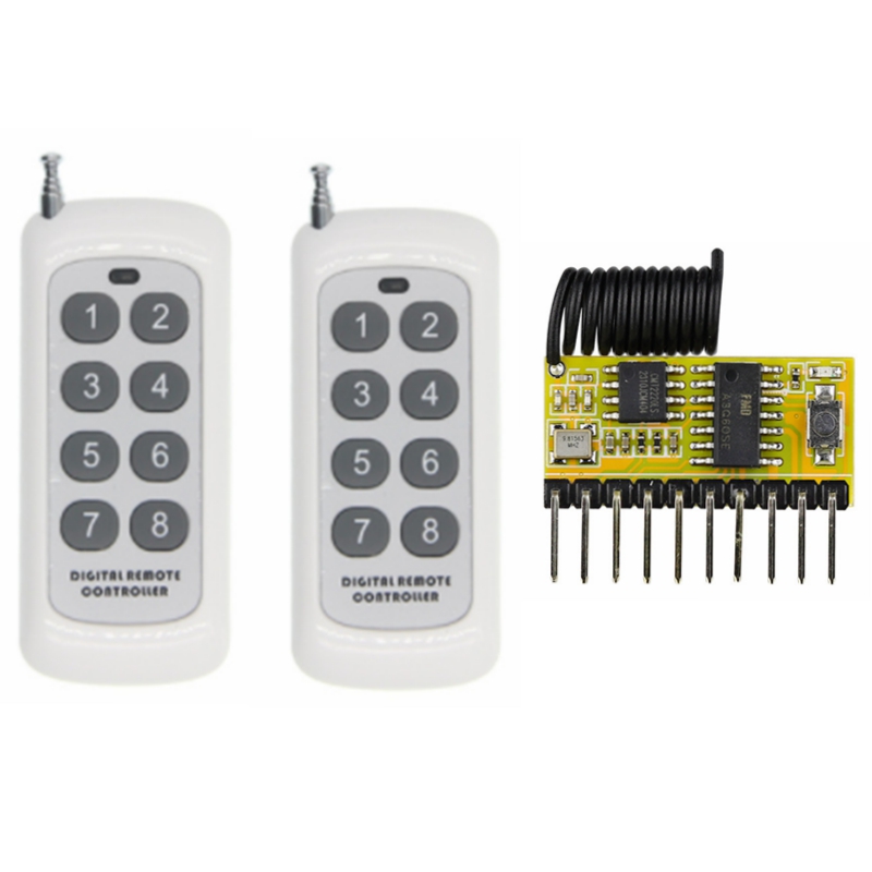 433MHz DC3V~5V 8CH Multi-Funct - огляд і ціна 433Mhz Receiver Module