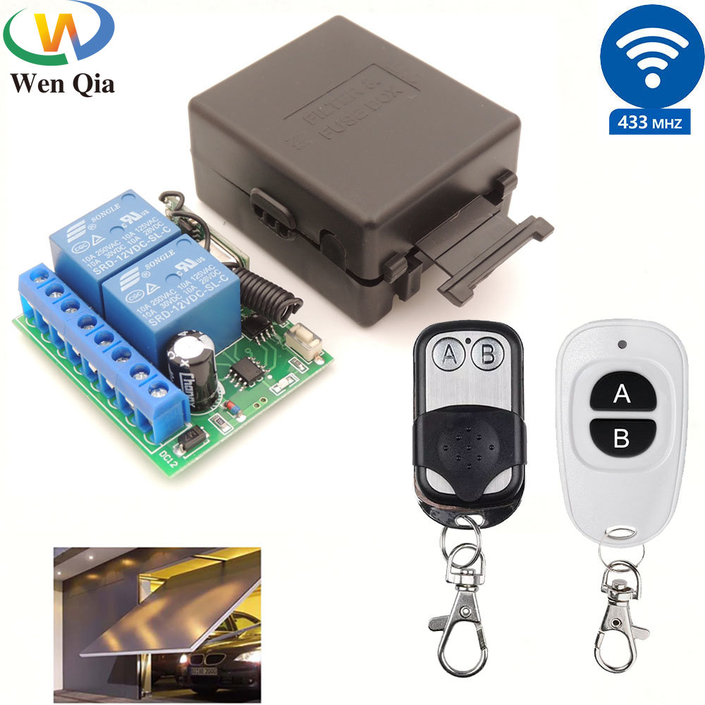 433MHz 12V Wireless Garage Doo - огляд і ціна 433Mhz Receiver Module
